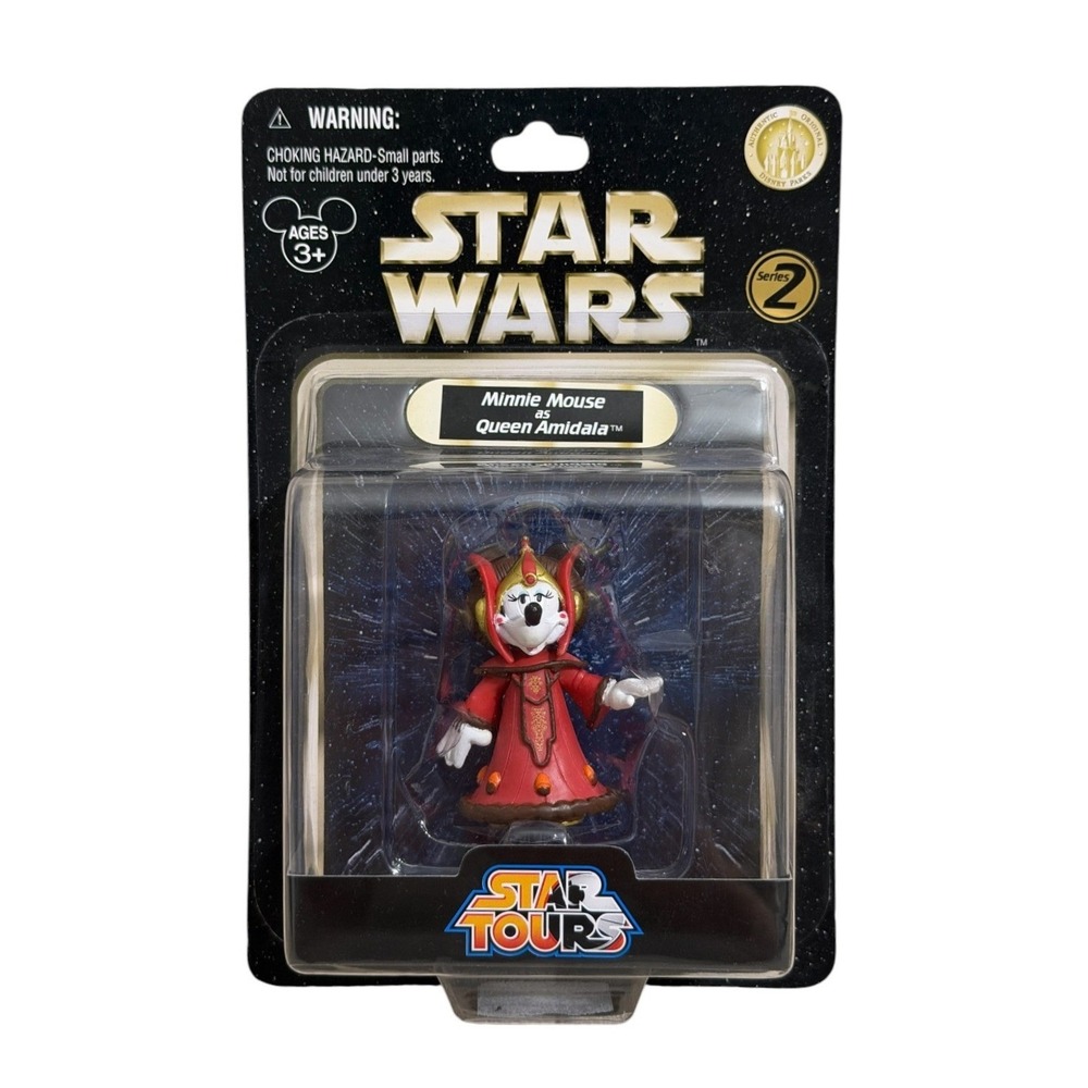 Disney Parks 2008 Star Tours Series 2 Minnie Mouse as Queen Amidala Figure NEW
